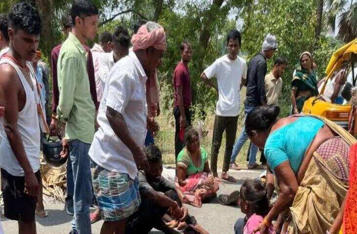नालंदा में सड़क हादसे में महिला की मौत, बेटे के साथ मजदूरी पर जाते समय बाइक ने मारी टक्कर