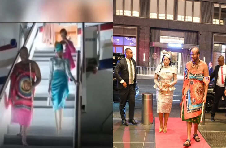 अबू धाबी एयरपोर्ट पर आधे कपड़ों में उतरे अफ्रीकी राजा, साथ थीं 15 रानियां और 30 बच्चे