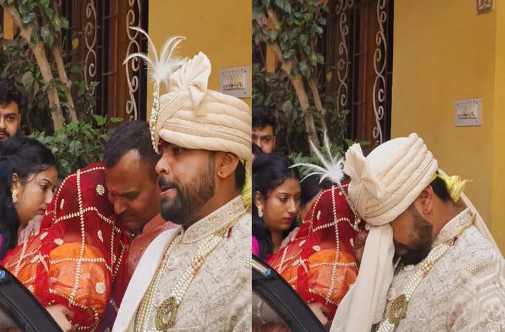 विदाई के दौरान दुल्हन को रोते देख नहीं रुके दूल्हे क आंसू, वीडियो देख आप भी हो जाएंगे इमोशनल&nbsp;