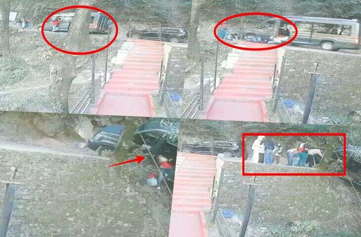 चंबा में टला बड़ा हादसा, पर्यटकों से भरी गाड़ी नीचे लुढ़की, बाल-बाल बचे लोग, वीडियो वायरल