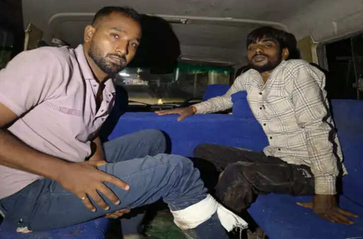 गाजियाबाद में पुलिस मुठभेड़, पैर में गोली लगने के बाद दो बदमाश गिरफ्तार; अस्पताल में भर्ती