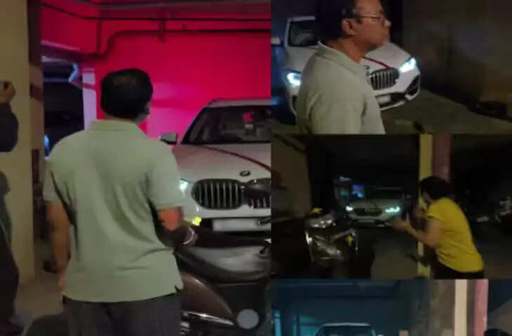 स्कूटी का बहाना बनाकर बेटे ने दिया लग्जरी सरप्राइज, माता-पिता को गिफ्ट की BMW X1, वीडियो वायरल