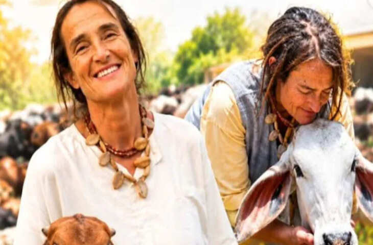 20 साल की उम्र में भारत आई जर्मन महिला, यहीं बना लिया अपना घर, अब 2500 से ज्यादा गायों की करती हैं सेवा