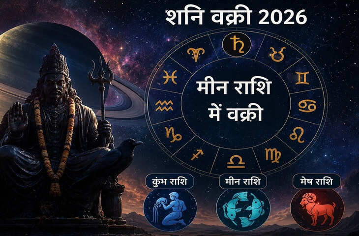 Shani Vakri 2026: 27 जुलाई से मीन राशि में वक्री होंगे शनि, साढ़ेसाती वाली 3 राशियों को रहना होगा सतर्क