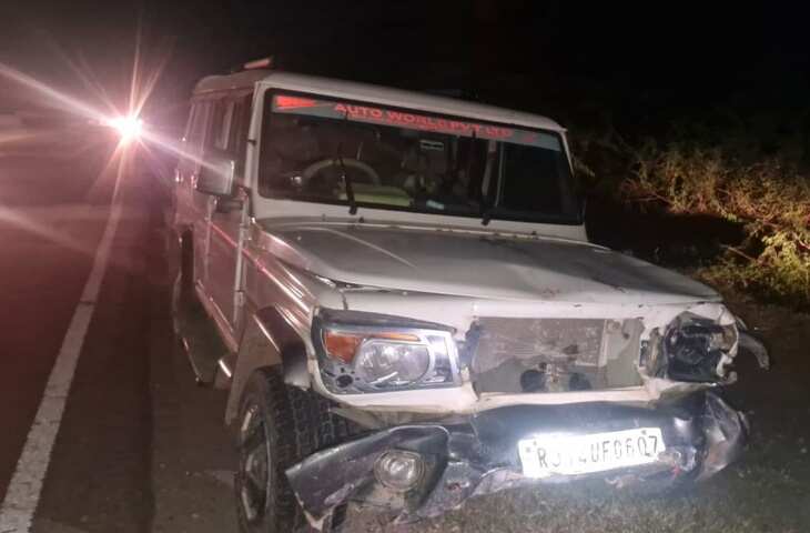 जयपुर में तेज रफ्तार बोलेरो ने 5 पैदल लोगों को कुचला, 4 की मौत; ग्रामीणों ने लगाया जाम, मुआवजे की मांग