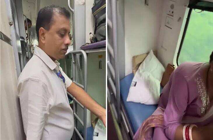 ट्रेन में बुजुर्ग के लिए TT बना सहारा, सम्मान के साथ दिलाई सीट तो लोग कर रहे हैं जमकर तारीफ
