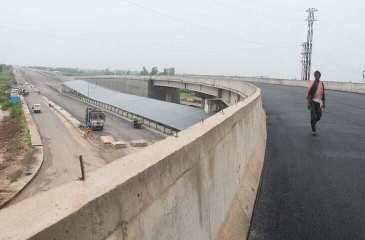 3,167 करोड़ रुपये की लागत से चंडीगढ़-अंबाला एक्सप्रेसवे का निर्माण कार्य पूरा होने के करीब
