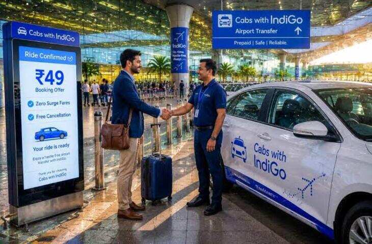 हवाई यात्रियों के लिए खुशखबरी! IndiGo लेकर आया किफायती टैक्सी सर्विस, 50 रूपए से भी कम है किराया&nbsp;