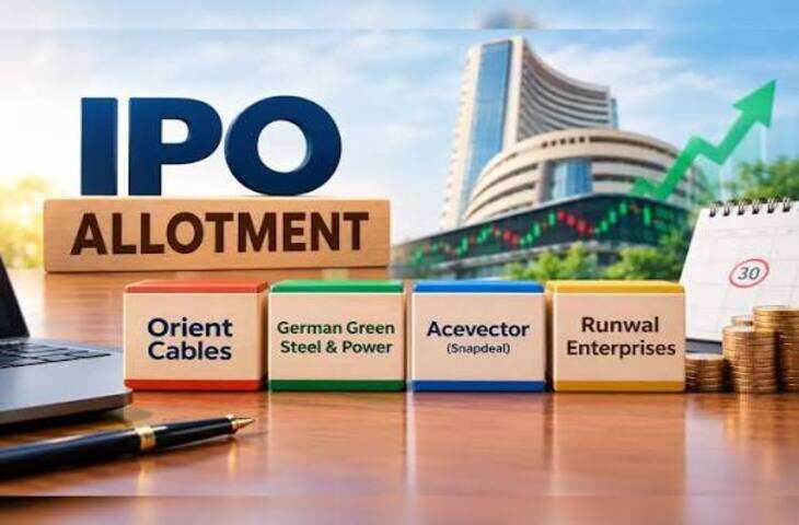 IPO Listing Today: आज शेयर बाजार में 4 IPO की एंट्री, German Green Steel से Acevector तक पर नजर