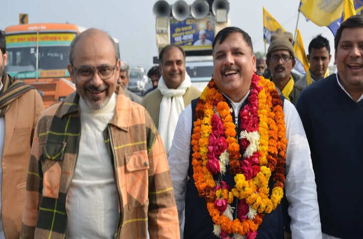 वोट सुरक्षित नहीं तो आम आदमी को कौन सुनेगा&hellip;पदयात्रा के दूसरे दिन गरजे AAP नेता संजय सिंह