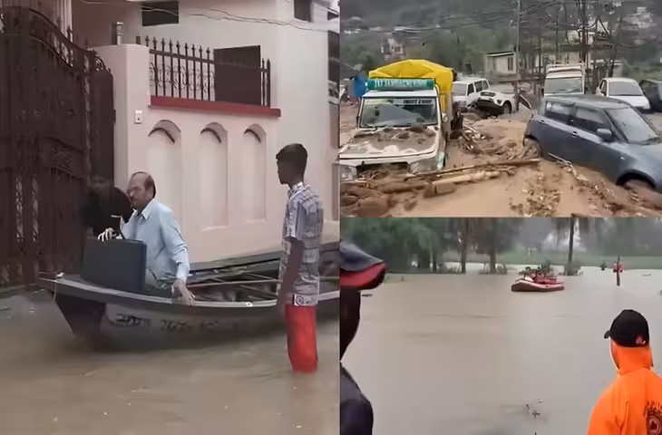 कुदरत का कहर: शिमला में खिसके पहाड़, उत्तर प्रदेश में नदियां उफान पर; बिहार के दो जिलों में बाढ़ से हाहाकार