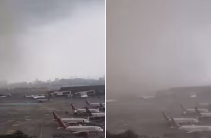 Viral Storm Video: एयरपोर्ट पर तूफान का तांडव,कागज की तरह उड़ने लगे लोहे के&nbsp;बोर्डिंग रैम्प