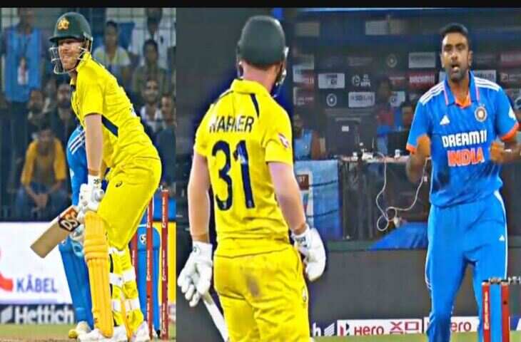 IND VS aus 2nd odi Ashwin WARNER5566665511