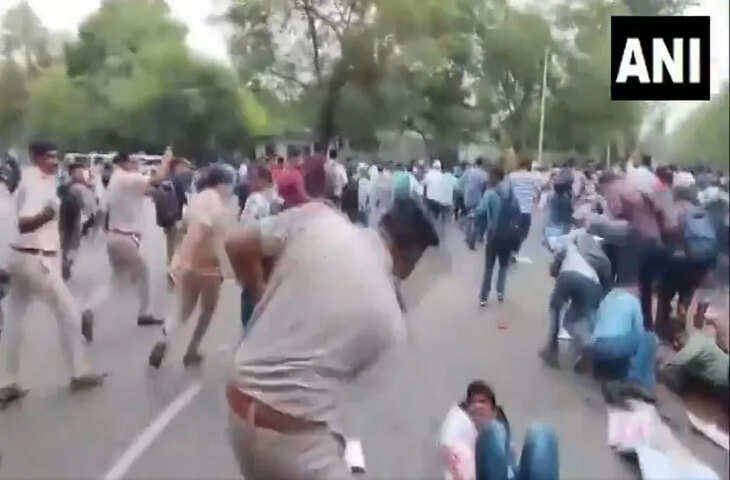 पुलिस ने सीएम आवास के पास प्रदर्शन कर रहे शिक्षक अभ्यर्थियों पर लाठीचार्ज किया, उनकी मांगों पर गौर किया