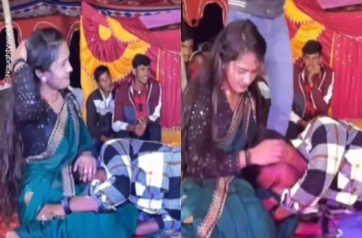 ऑर्केस्ट्रा वाली लड़की को मनचले ने गलत तरीके से किया टच! भीड़ ने कर दी कुटाई, देखे वायरल वीडियो&nbsp;