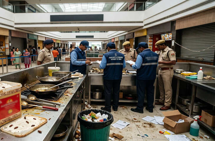 आटे में कीड़े, एक्सपायर सॉस! कानपुर के नामी रेस्टोरेंट्स में गंदगी; इस मॉल के फूड कोर्ट की सभी दुकानें बंद
