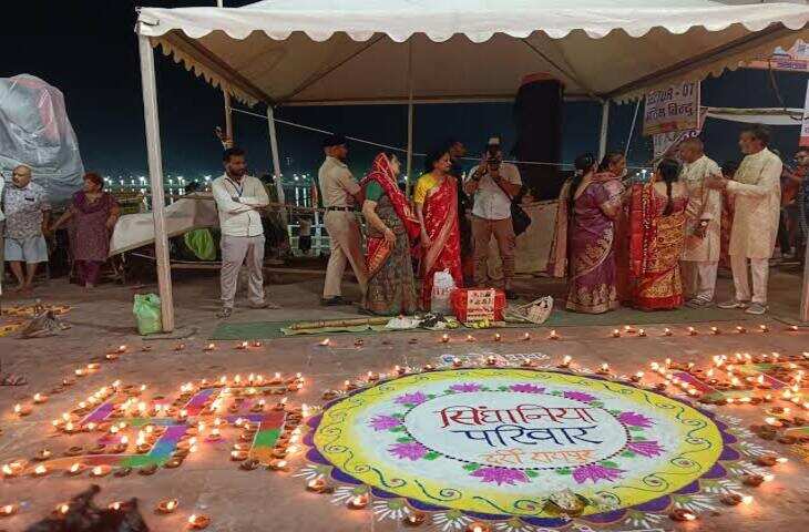 पितृ दिवाली पर हजारों दीपों से जगमगाया गया फल्गु तट, देवघाट पर 21 पीढ़ियों के पितरों का हुआ पिंडदान
