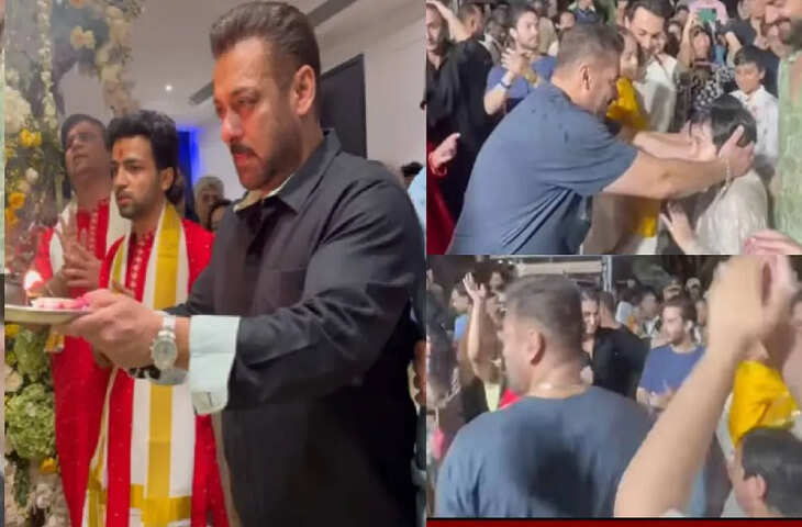 अंबानी परिवार के गणेशोत्सव में सितारे: बप्पा के सामने झुका सलमान का सिर, सिद्धार्थ-कियारा ने भी लिया आशीर्वाद