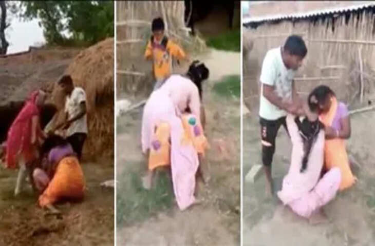 वायरल वीडियो: भौजाइयों की लड़ाई ने गांव में मचाया बवाल, ग्रामीणों ने निंजा स्टाइल में किया बीच-बचाव