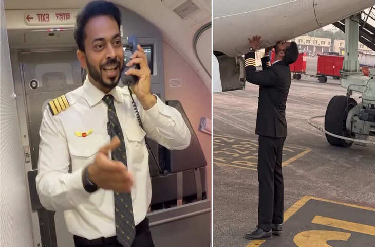 23 साल आसमान में उड़ान भरने के बाद पायलट ओम का भावपूर्ण रिटायरमेंट वीडियो