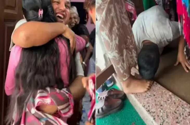 पहली बार पीरियड्स आने पर घर में खुशियों का माहौल, परिवार ने बेटी के लिए किया गोद भराई और भोज, देखे वीडियो ​​​​​​​