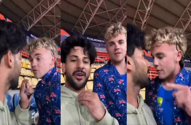स्टेडियम में पाकिस्तानी फैन और ऑस्ट्रेलियाई इन्फ्लुएंसर की बहस, धक्का-मुक्की का वीडियो वायरल&nbsp;