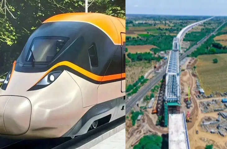 मुंबई-अहमदाबाद बुलेट ट्रेन परियोजना को मिली नई रफ्तार, भरूच में 130 मीटर लंबा स्टील ब्रिज सफलतापूर्वक लॉन्च