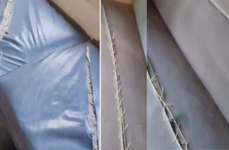 कमला इंटरसिटी एक्सप्रेस में स्लीपर कोच की बदहाल हालत, यात्रियों में नाराजगी