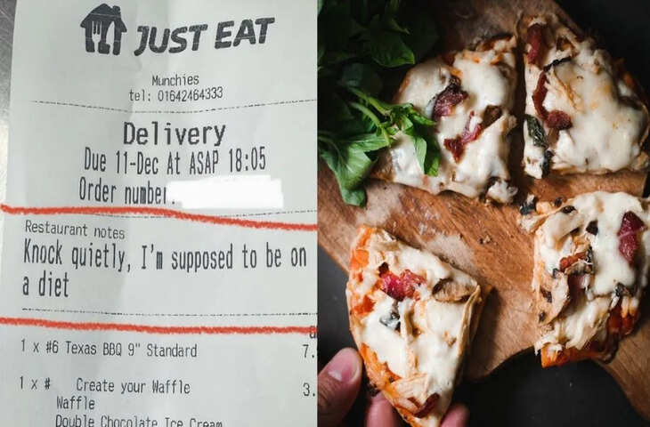 ब्रिटेन में पिज्जा ऑर्डर का मजेदार नोट वायरल, सोशल मीडिया पर लोगों ने किया जमकर शेयर