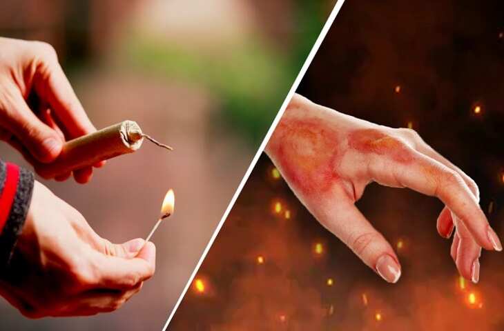 दीपावली से पहले दोस्तों ने किया ये काम, हाथ से छूटा ही नहीं जलता सुतली बम