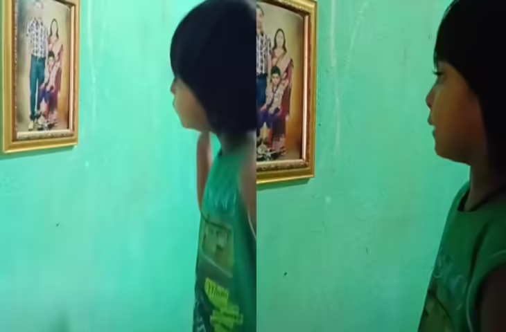 ल दहला देने वाला वीडियो वायरल, पिता की तस्वीर के सामने मासूम बच्ची का दर्द छलका