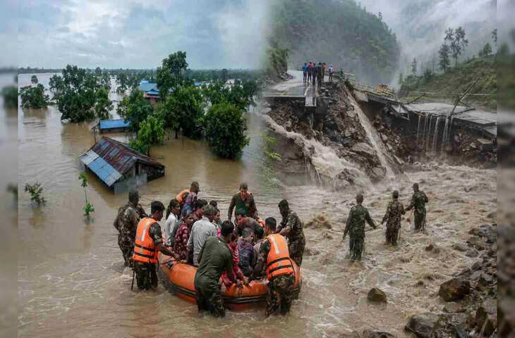 देशभर में बारिश का कहर असम में 68 की मौत, हिमाचल में 108 सड़कें बंद, टिहरी में स्कूल बंद
