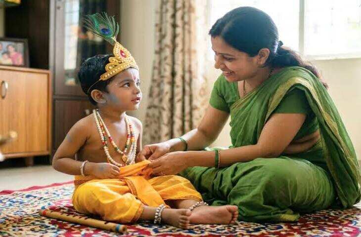 जन्माष्टमी पर बेहद खास दिखेगा आपका बच्चा, ट्राई करें बच्चों को कान्हा बनाने के ये 10 जादुई आइडियाज