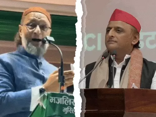 शामली में असदुद्दीन ओवैसी ने अखिलेश यादव पर साधा निशाना, जनसभा में सपा प्रमुख को घेरा