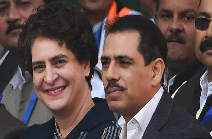 'प्रधानमंत्री बन सकती हैं प्रियंका गांधी...'&nbsp;रॉबर्ट वाड्रा के बयान से सियासी गलियारों में हलचल, अब&nbsp;BJP के निशाने पर राहुल गांधी