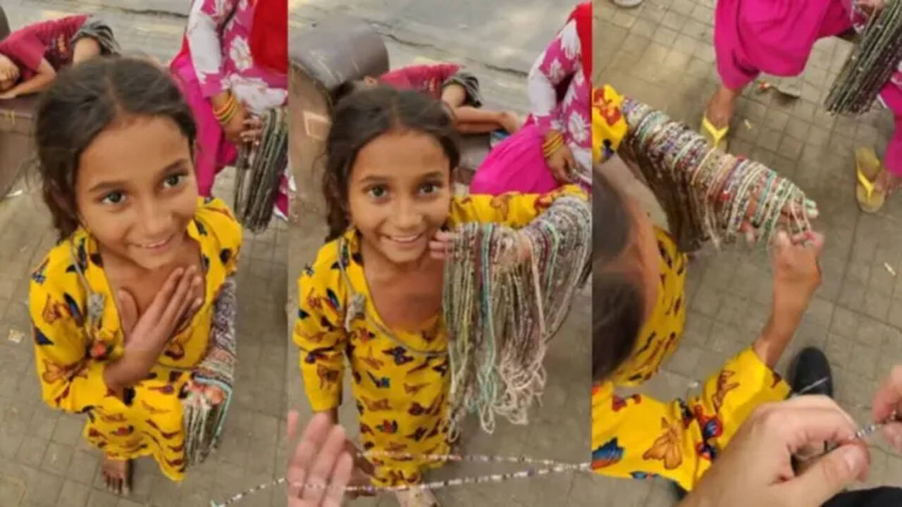 सड़क किनारे माला बेच रही लड़की ने अंग्रेजी में की ऐसी बातचीत कि विदेशी के उड़ गए होश, इंटरनेट पर छा गया वीडियो