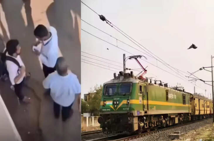 ट्रेन में बिना टिकट पकड़े जाने का मजेदार अंदाज, वीडियो वायरल