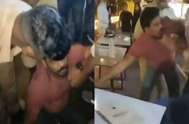 पुलिस की कार्रवाई पर विवाद! सादी वर्दी में युवक को पत्नी-बच्चों के सामने घसीटा गया, VIDEO देख भड़क उठे लोग&nbsp;