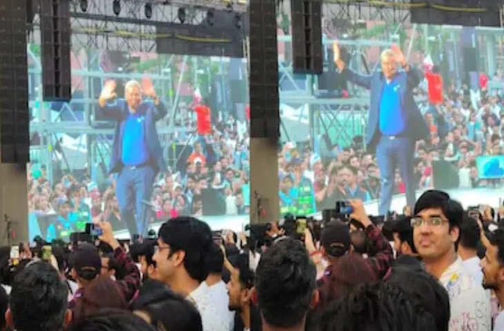 ऑफिस इवेंट में डांस के दौरान लड़कों ने CEO से पूछ लिया मजेदार सवाल, वीडियो वायरल