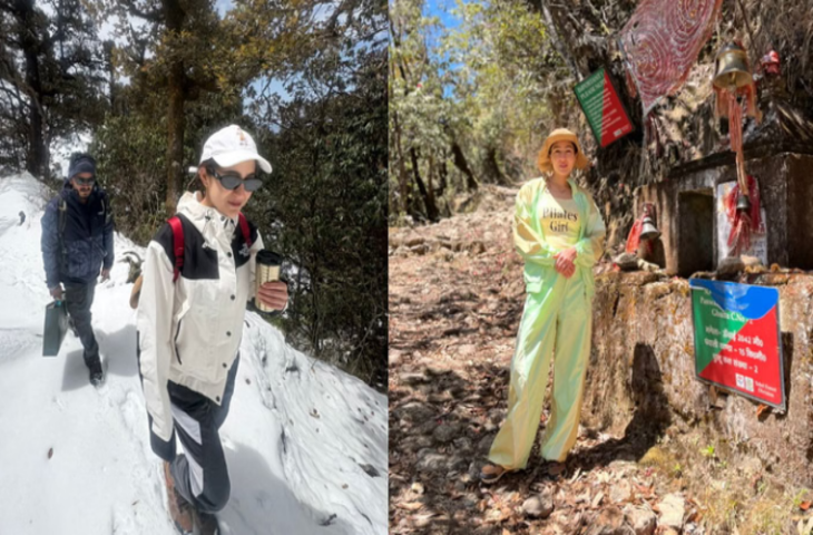 उत्तराखंड की बर्फीली वादियों में सारा अली खान का ट्रैकिंग एडवेंचर, वीडियो में जाने 18 किलोमीटर पैदल सफर कर बुग्यालों का किया दीदार