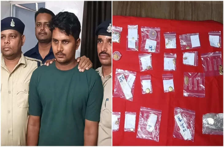 सूने मकानों में चोरी करने वाला शातिर एसी मिस्त्री गिरफ्तार, सैकड़ों CCTV फुटेज से खुला राज