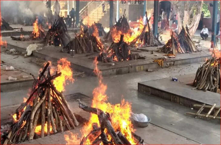 विवाहिता के अंतिम संस्कार पर हंगामा, पिता ने ससुराल पर दहेज हत्या का आरोप लगाया