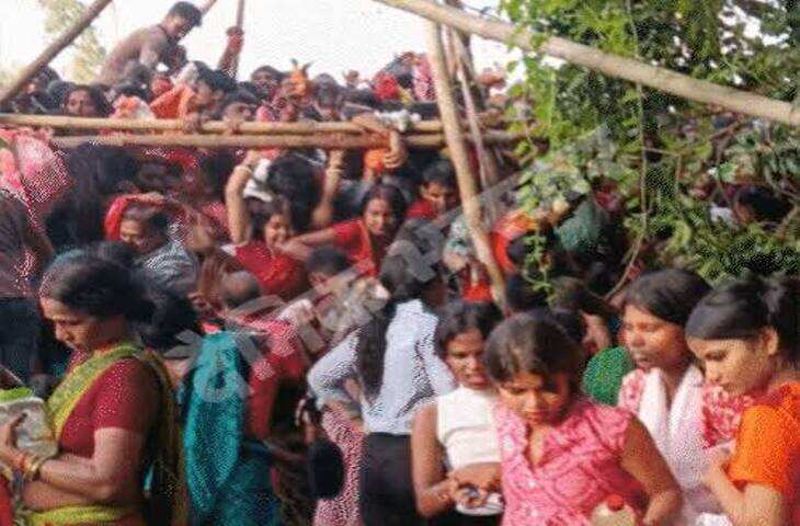 लखीसराय में मंदिर के बाहर भगदड़, 7 महिलाओं की मौत; करंट फैलने की अफवाह के बाद मची अफरा-तफरी