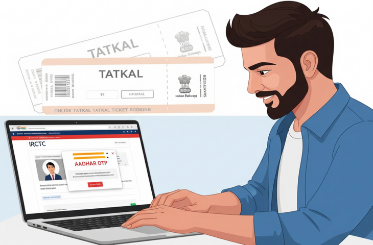 IRCTC में बिना आधार लिंक वाले यूजर्स की टिकट बुकिंग पर नई पाबंदी, फुटेज में जानें रेलवे ने जारी किए तीन फेज का नियम
