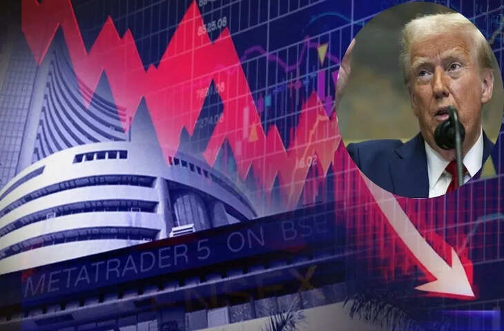 ट्रंप की धमकी से शेयर बाजार में हाहाकार!&nbsp;सेंसेक्स 2000 अंक नीचे निफ्टी भी 2% तक लुढ़का,&nbsp;जानें मार्केट में गिरावट की 5 बड़ी वजहें