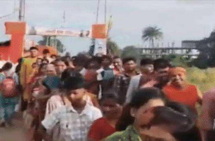 बिहार के लखीसराय में मंदिर दर्शन के दौरान भगदड़, फुटेज में देंखे 7 महिलाओं की मौत, 23 से ज्यादा घायल