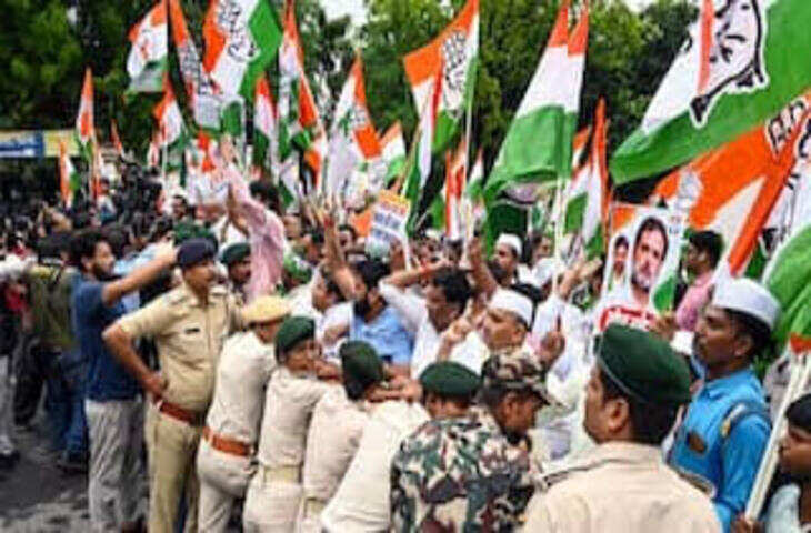 कांग्रेस के आरोपों पर BJP&nbsp;का जोरदार हमला: 'सिटिंग CEC को पद्म विभूषण और राज्यपाल बनाने वाले हमें न सिखाएं नैतिकता'