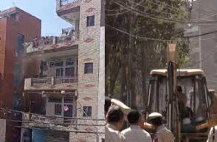 दिल्ली में मर्डर आरोपी के घर पर चला बुलडोजर, वीडियो में जाने होली विवाद में हुई थी तरुण की हत्या