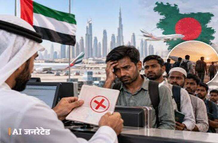 UAE ने 4 हजार से ज्यादा बांग्लादेशियों के वीजा किए रद्द, वीडियो में जाने छुट्टी मनाने गए थे घर; वापस लौटने पर लगा झटका