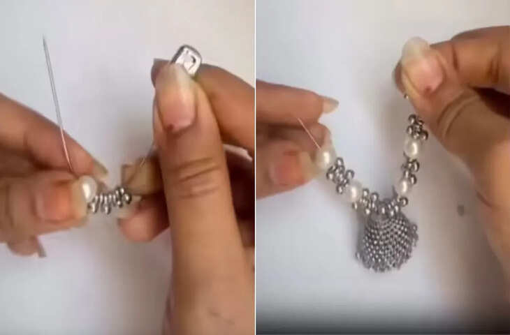 वाह शैम्पी वाह, सेफ्टी पिन से बना दिए ऐसे झुमके देखकर हैरान हुए यूजर्स, सीख लें ये वायरल हैक